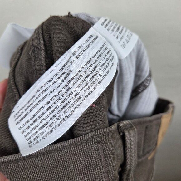 Abercrombie Kids Straight Leg Jean Brown Size 9/10 Regular Adjustable Waist NEW - Picture 10 of 10